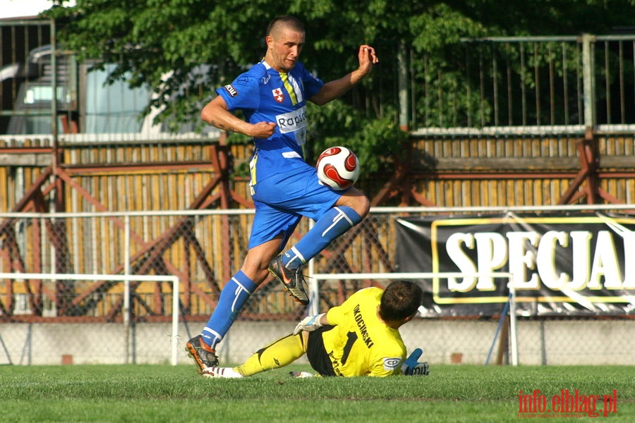 Mecz 34 kolejki II ligi: Olimpia Elblg - Okocimski Brzesko 3:1, fot. 33