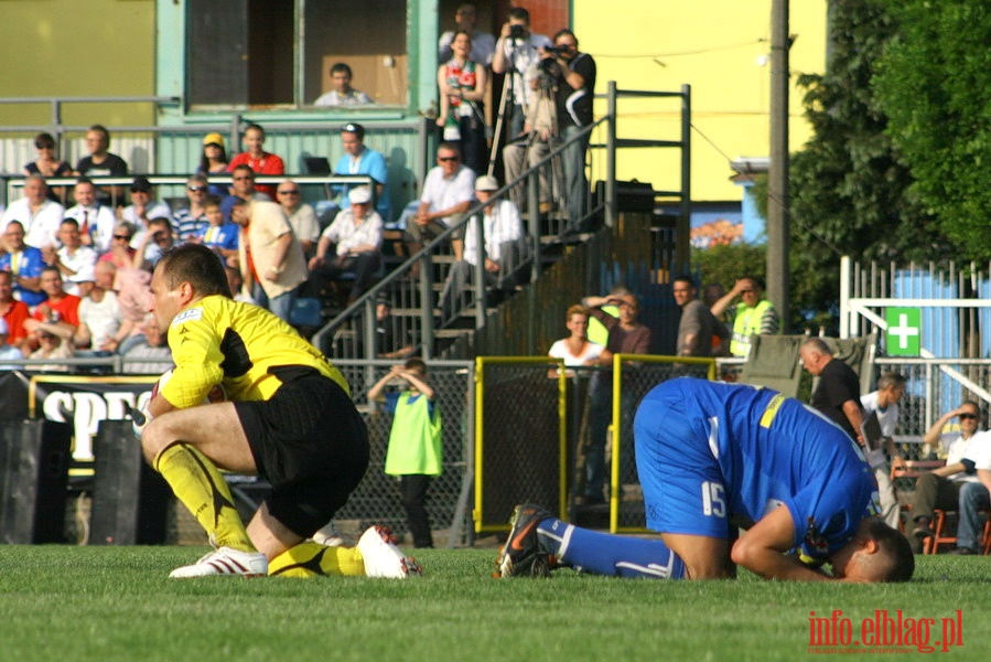 Mecz 34 kolejki II ligi: Olimpia Elblg - Okocimski Brzesko 3:1, fot. 37