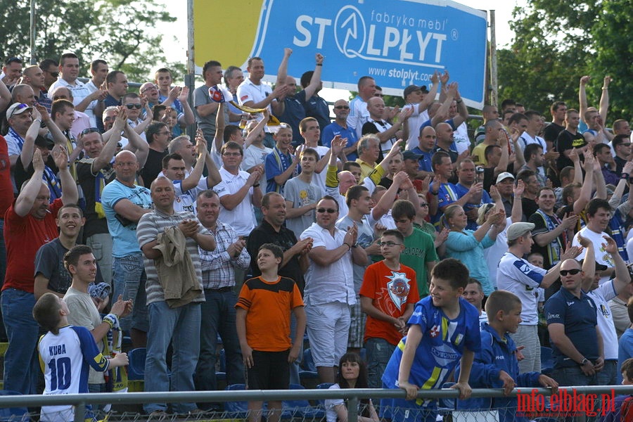 Mecz 34 kolejki II ligi: Olimpia Elblg - Okocimski Brzesko 3:1, fot. 41