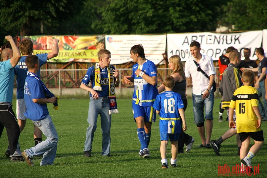 Mecz 34 kolejki II ligi: Olimpia Elblg - Okocimski Brzesko 3:1, fot. 42