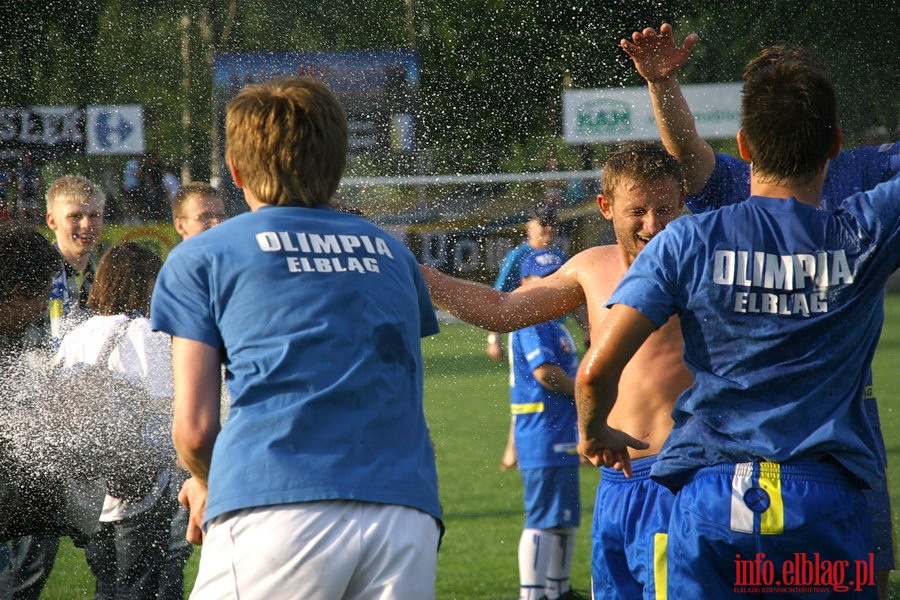 Mecz 34 kolejki II ligi: Olimpia Elblg - Okocimski Brzesko 3:1, fot. 46