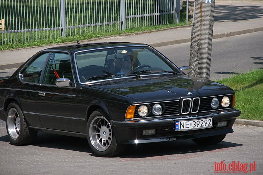 Zlot mionikw BMW serii 6 E24 sport coupe w Elblgu i okolicach, fot. 1