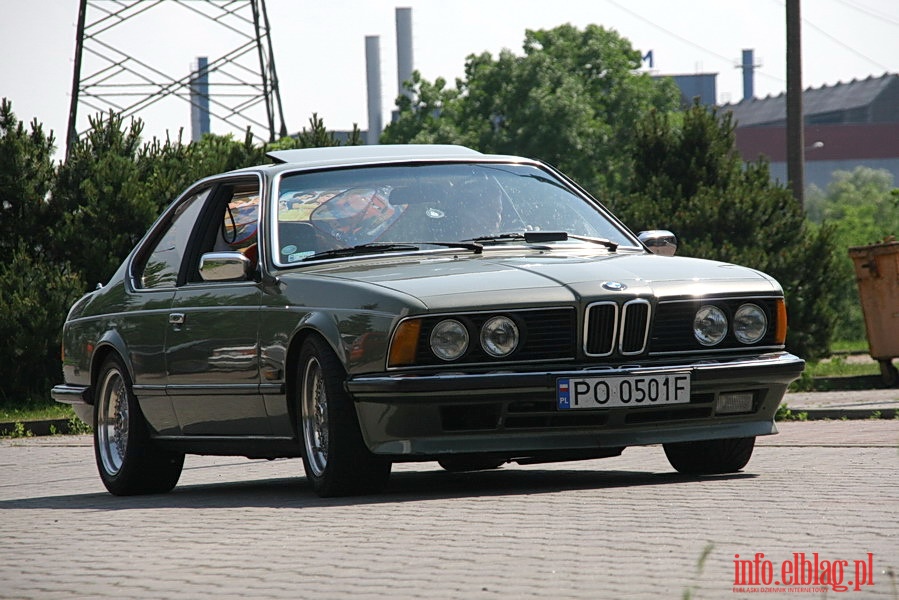 Zlot mionikw BMW serii 6 E24 sport coupe w Elblgu i okolicach, fot. 3