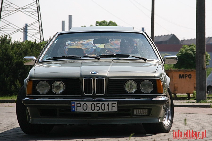 Zlot mionikw BMW serii 6 E24 sport coupe w Elblgu i okolicach, fot. 4