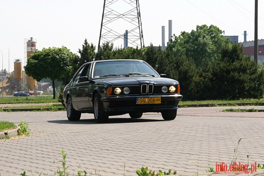 Zlot mionikw BMW serii 6 E24 sport coupe w Elblgu i okolicach, fot. 6