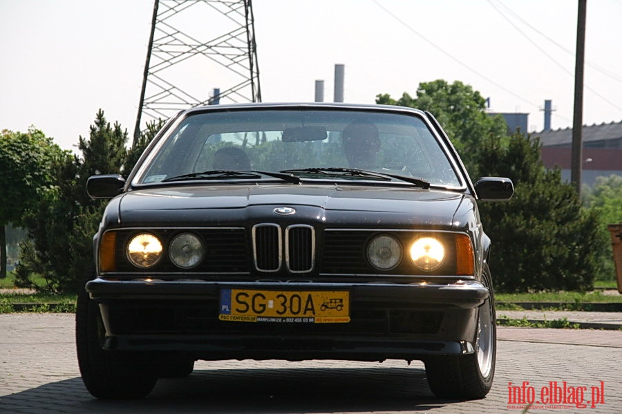 Zlot mionikw BMW serii 6 E24 sport coupe w Elblgu i okolicach, fot. 7