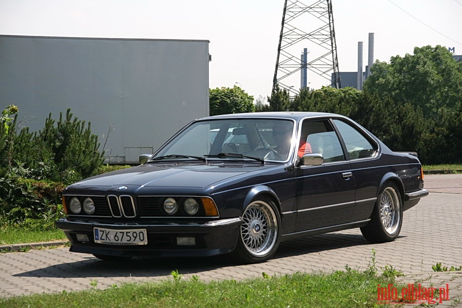 Zlot mionikw BMW serii 6 E24 sport coupe w Elblgu i okolicach, fot. 10