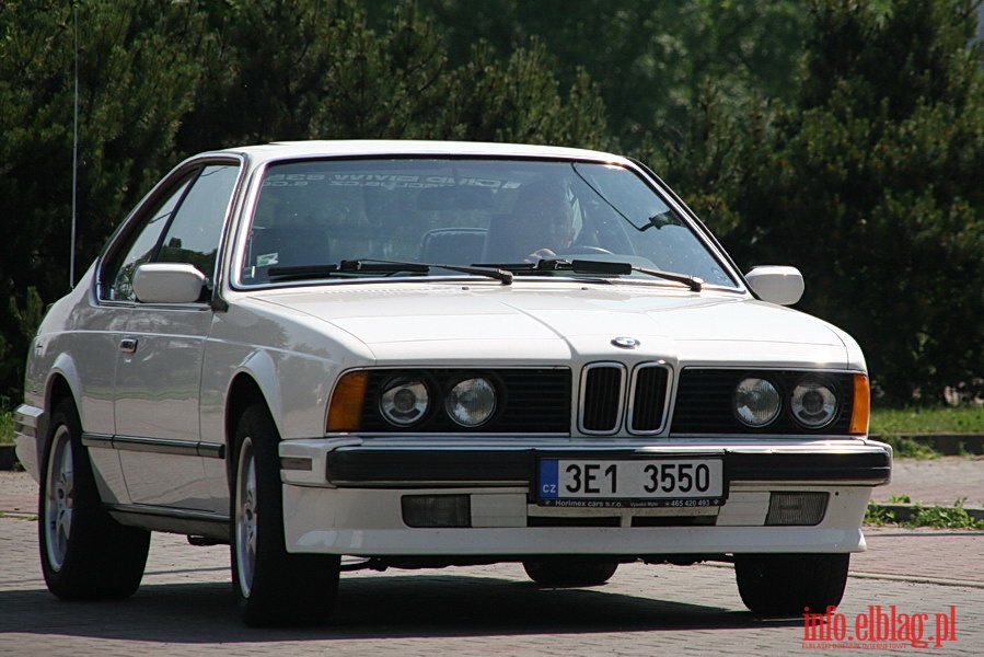 Zlot mionikw BMW serii 6 E24 sport coupe w Elblgu i okolicach, fot. 11