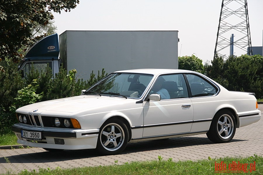 Zlot mionikw BMW serii 6 E24 sport coupe w Elblgu i okolicach, fot. 12