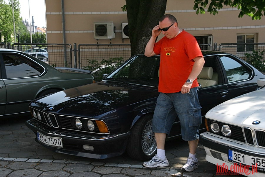 Zlot mionikw BMW serii 6 E24 sport coupe w Elblgu i okolicach, fot. 14