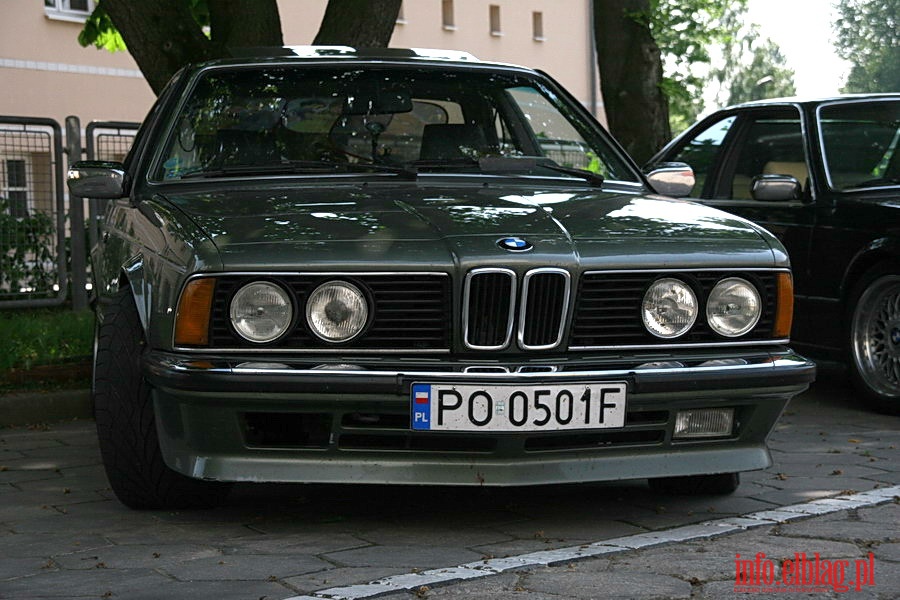 Zlot mionikw BMW serii 6 E24 sport coupe w Elblgu i okolicach, fot. 16