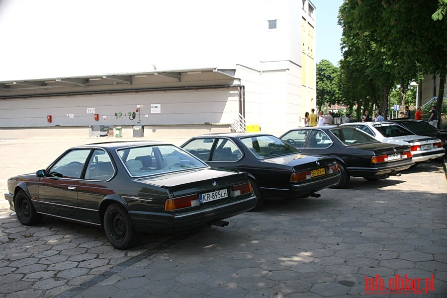 Zlot mionikw BMW serii 6 E24 sport coupe w Elblgu i okolicach, fot. 22