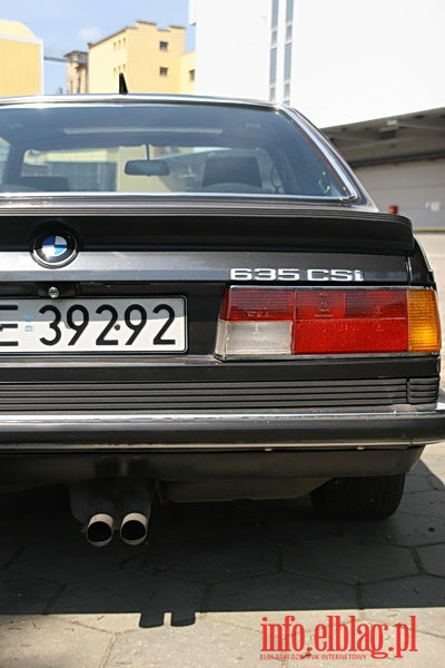 Zlot mionikw BMW serii 6 E24 sport coupe w Elblgu i okolicach, fot. 25