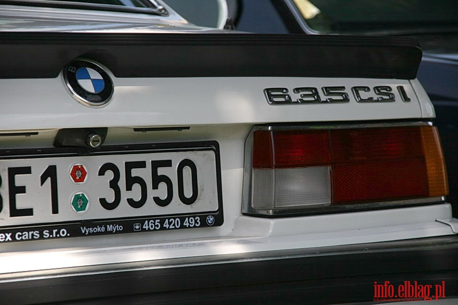 Zlot mionikw BMW serii 6 E24 sport coupe w Elblgu i okolicach, fot. 26