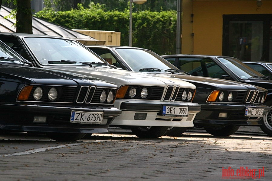 Zlot mionikw BMW serii 6 E24 sport coupe w Elblgu i okolicach, fot. 27