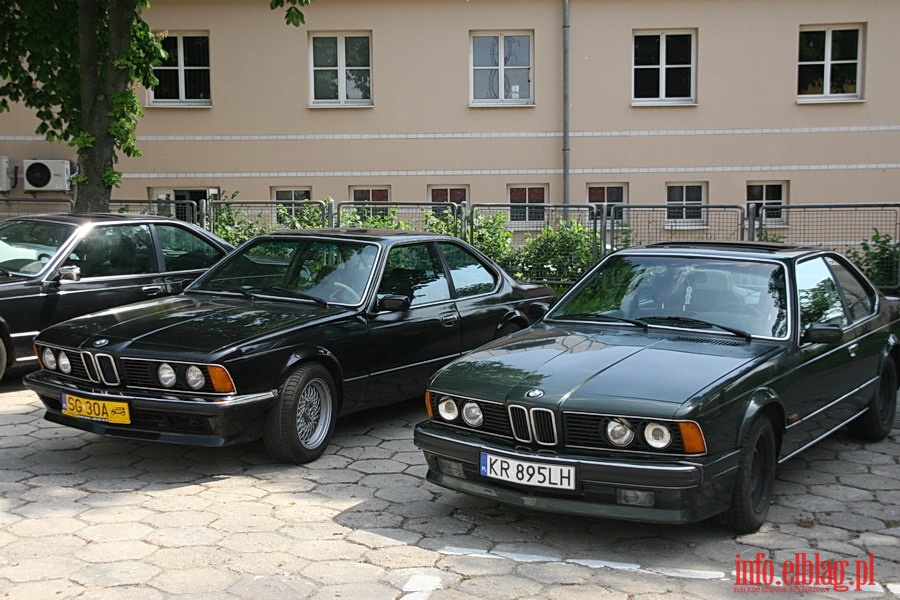 Zlot mionikw BMW serii 6 E24 sport coupe w Elblgu i okolicach, fot. 30