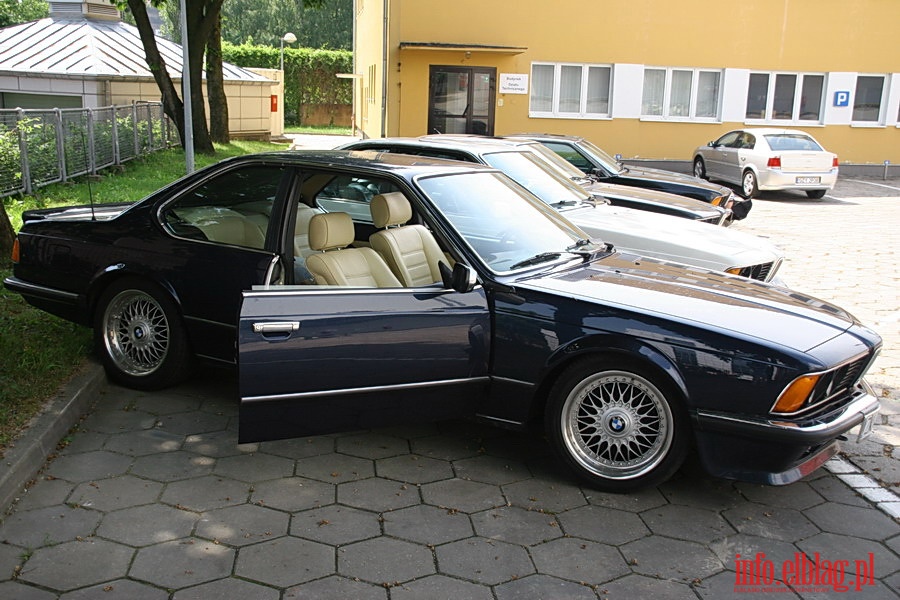 Zlot mionikw BMW serii 6 E24 sport coupe w Elblgu i okolicach, fot. 35