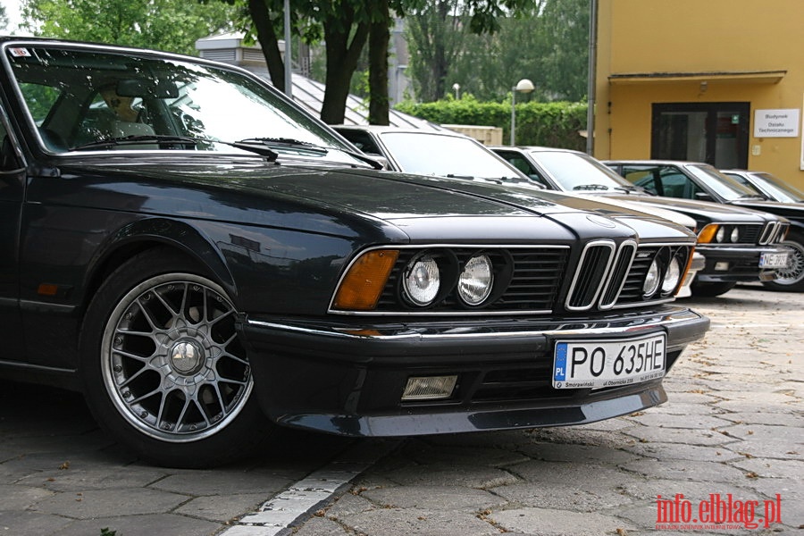 Zlot mionikw BMW serii 6 E24 sport coupe w Elblgu i okolicach, fot. 37