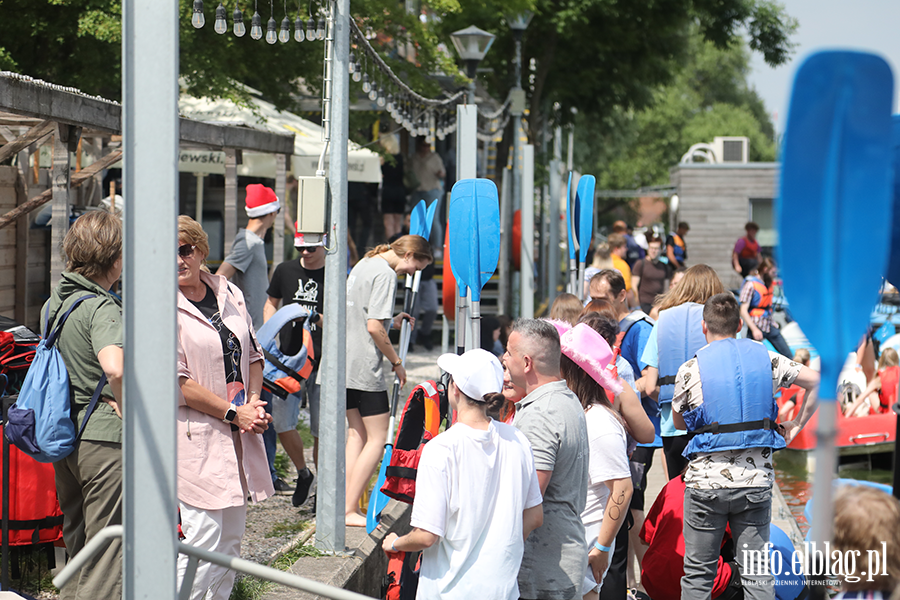 Elblskie Juwenalia. Studenci rywalizowali na rzece Elblg , fot. 43