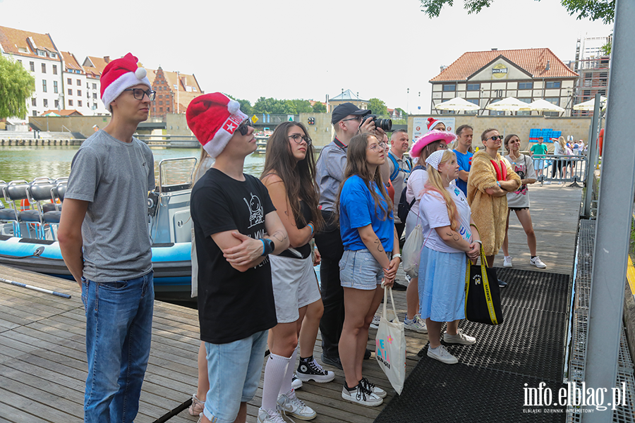 Elblskie Juwenalia. Studenci rywalizowali na rzece Elblg , fot. 46