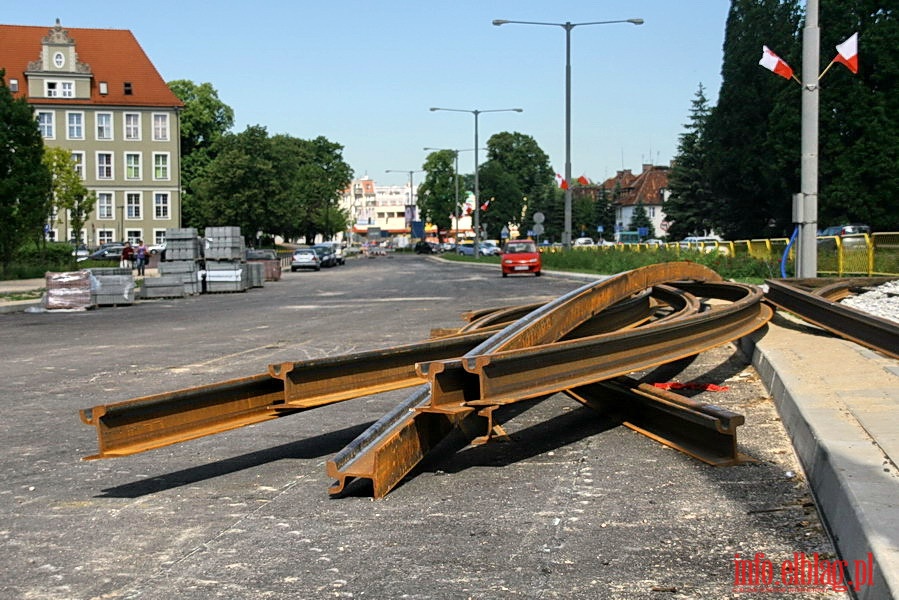 Zamknicie trakcji tramwajowej w zwizku z przebudow ul. Grota Roweckiego, fot. 18