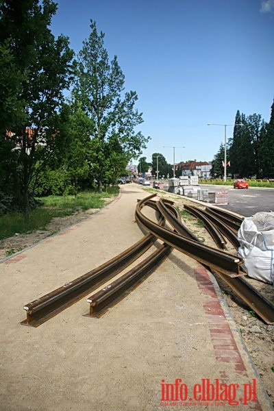 Zamknicie trakcji tramwajowej w zwizku z przebudow ul. Grota Roweckiego, fot. 19