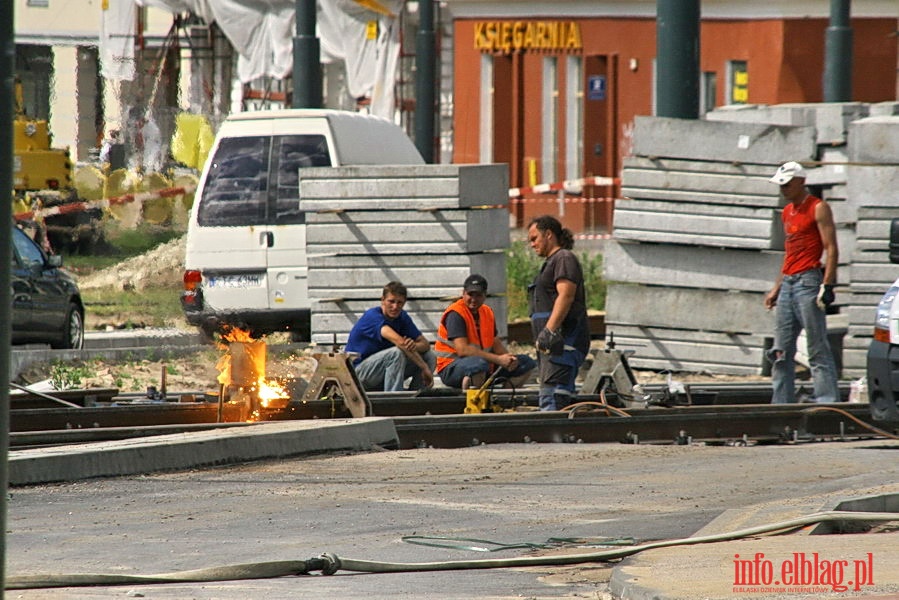 Zamknicie trakcji tramwajowej w zwizku z przebudow ul. Grota Roweckiego, fot. 22