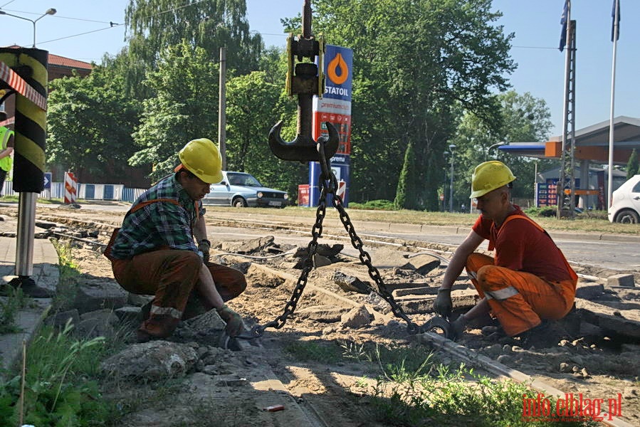 Remont wyeksploatowanych ukw torowych w rejonie Placu Grunwaldzkiego, fot. 11