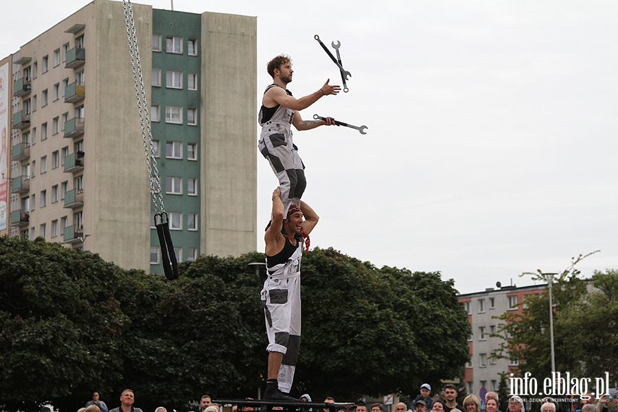 Spektakl cyrkowy na placu Jagielloczyka, fot. 145