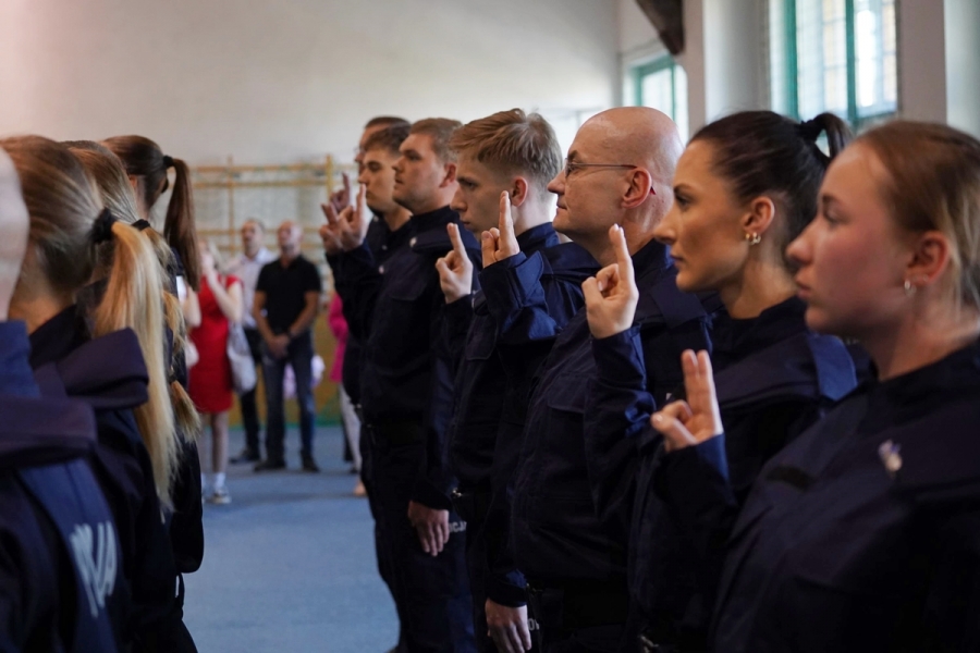 lubowanie nowych policjantw w garnizonie Warmisko-Mazurskim, fot. 13