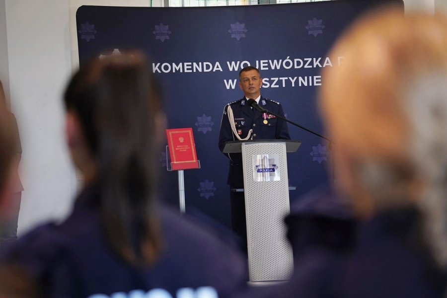 lubowanie nowych policjantw w garnizonie Warmisko-Mazurskim, fot. 28