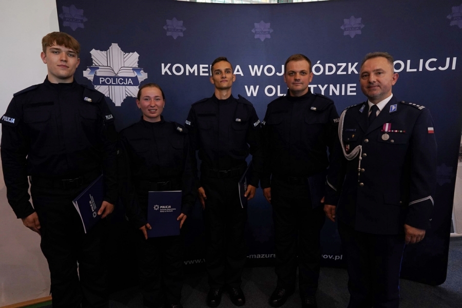 lubowanie nowych policjantw w garnizonie Warmisko-Mazurskim, fot. 30