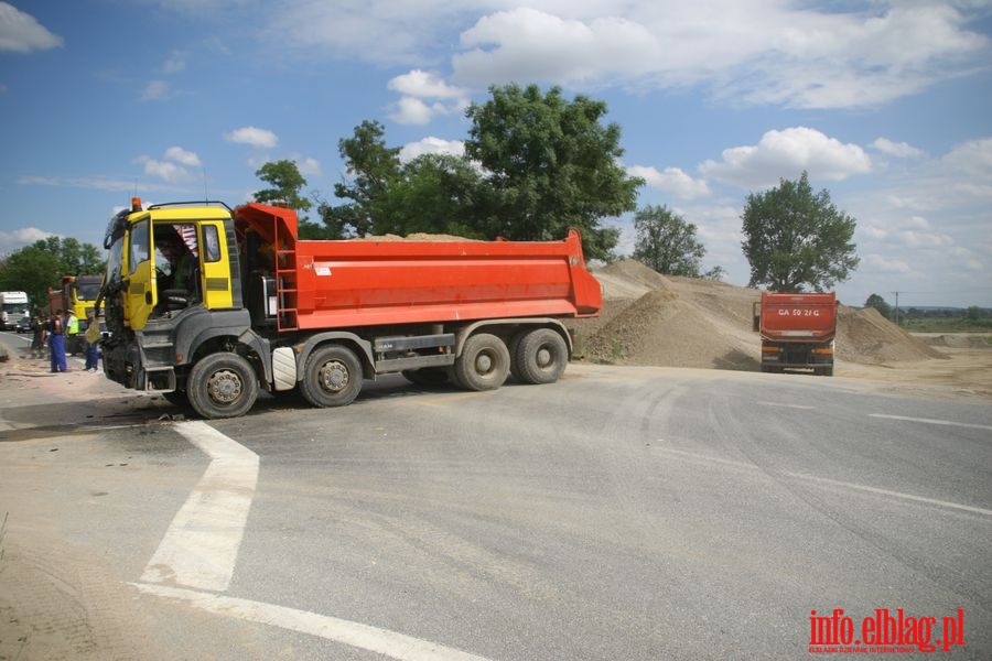 Kolizja dwch ciarwek w Bogaczewie, fot. 11