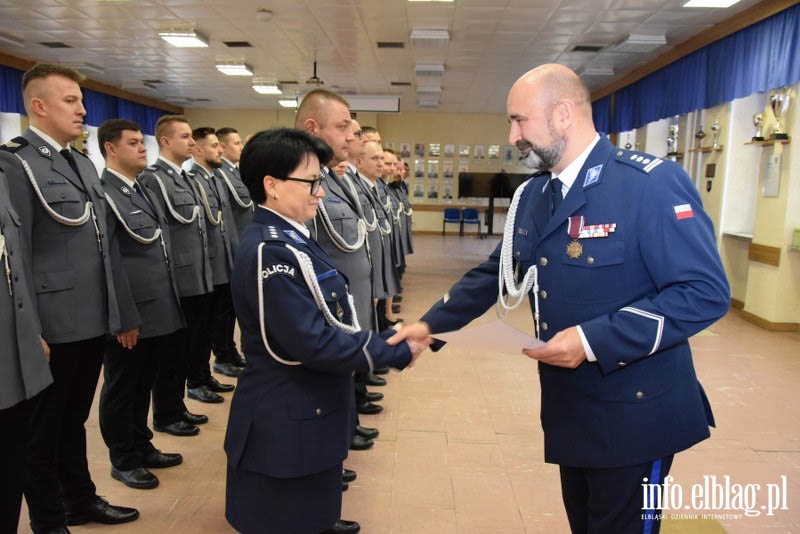 Uroczysto w Komendzie Miejskiej Policji w Elblgu, fot. 10