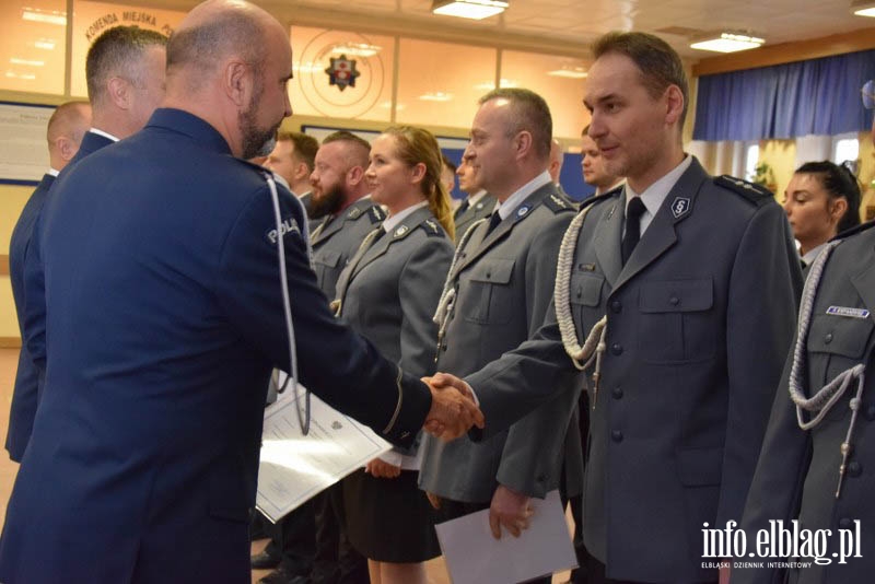 Uroczysto w Komendzie Miejskiej Policji w Elblgu, fot. 15