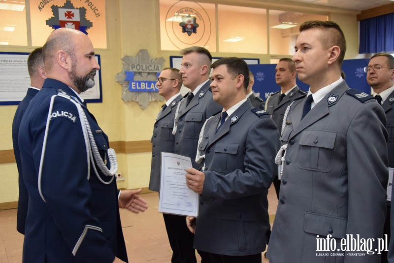 Uroczysto w Komendzie Miejskiej Policji w Elblgu, fot. 27