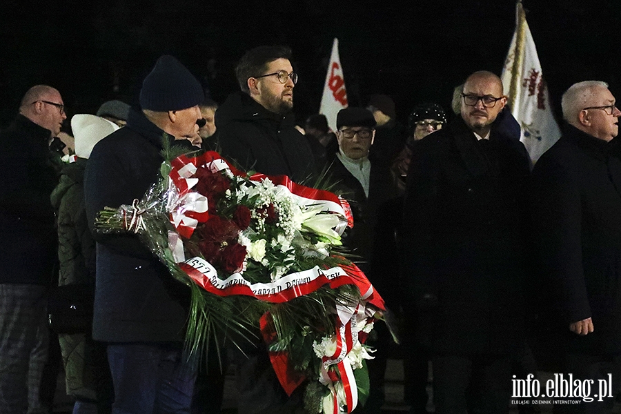 Obchody 54. rocznicy Grudnia'70 w Elblgu - Region Elblski NSZZ "Solidarno", fot. 11