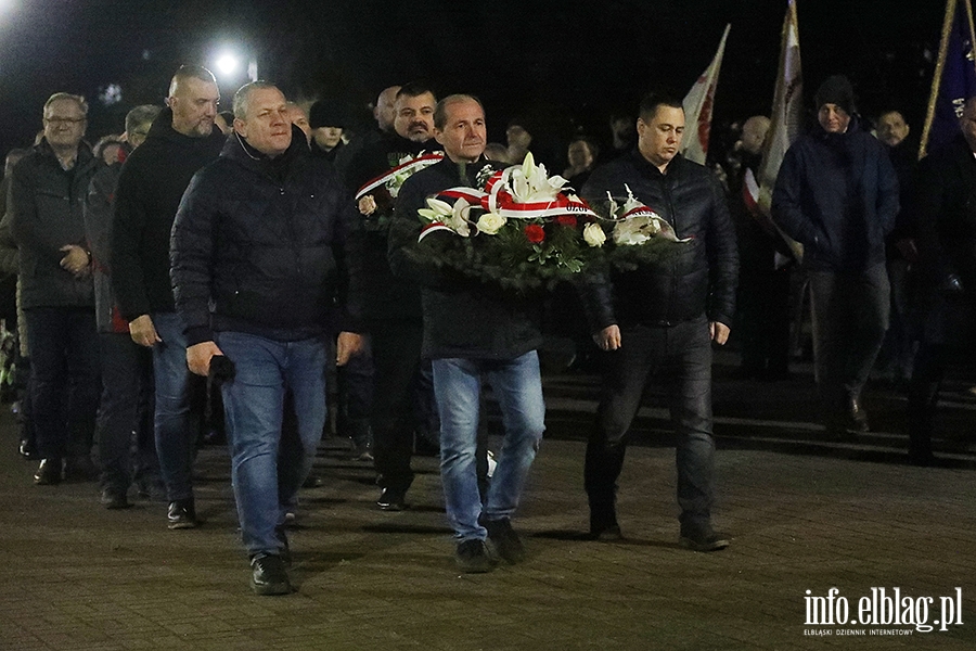 Obchody 54. rocznicy Grudnia'70 w Elblgu - Region Elblski NSZZ "Solidarno", fot. 40