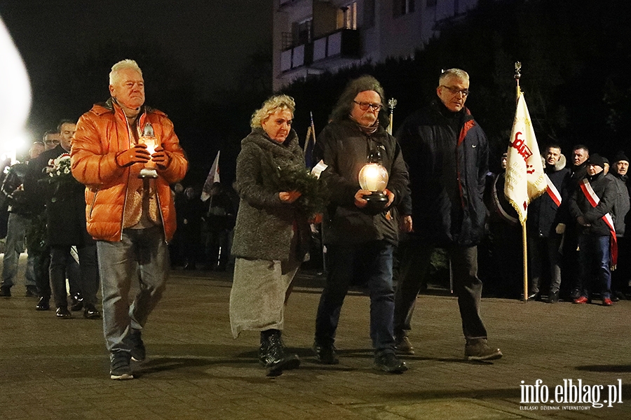 Obchody 54. rocznicy Grudnia'70 w Elblgu - Region Elblski NSZZ "Solidarno", fot. 54