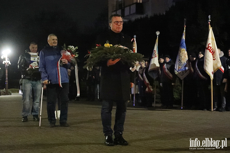 Obchody 54. rocznicy Grudnia'70 w Elblgu - Region Elblski NSZZ "Solidarno", fot. 56