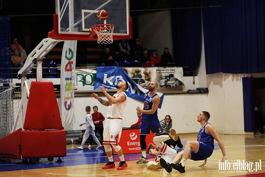 Energa Basketball Elblg kontra Akademia Gortata Gdask, fot. 27