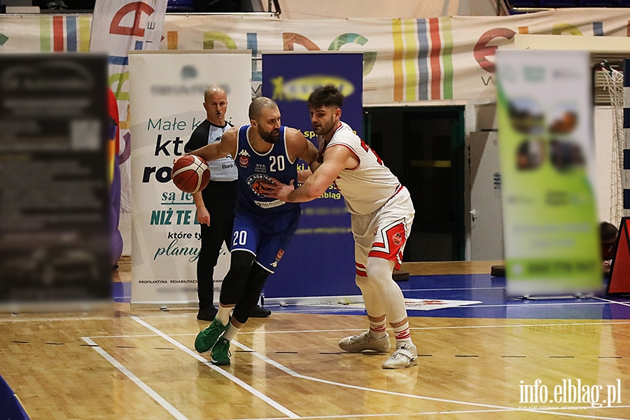 Energa Basketball Elblg kontra Akademia Gortata Gdask, fot. 32