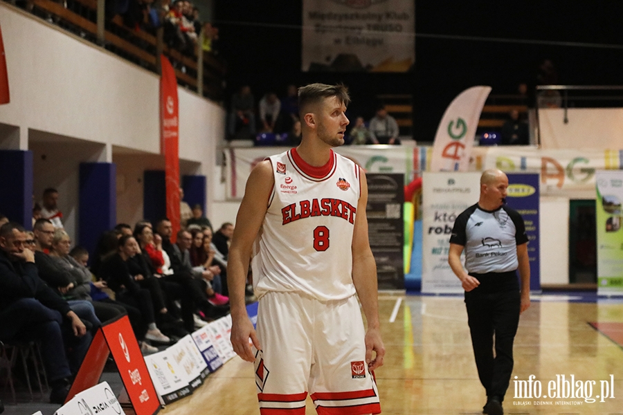 Energa Basketball Elblg kontra Akademia Gortata Gdask, fot. 60