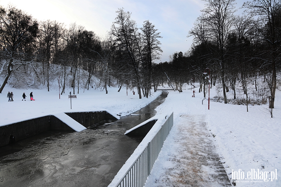 Elblg- Pierwszy nieg tej zimy, fot. 40