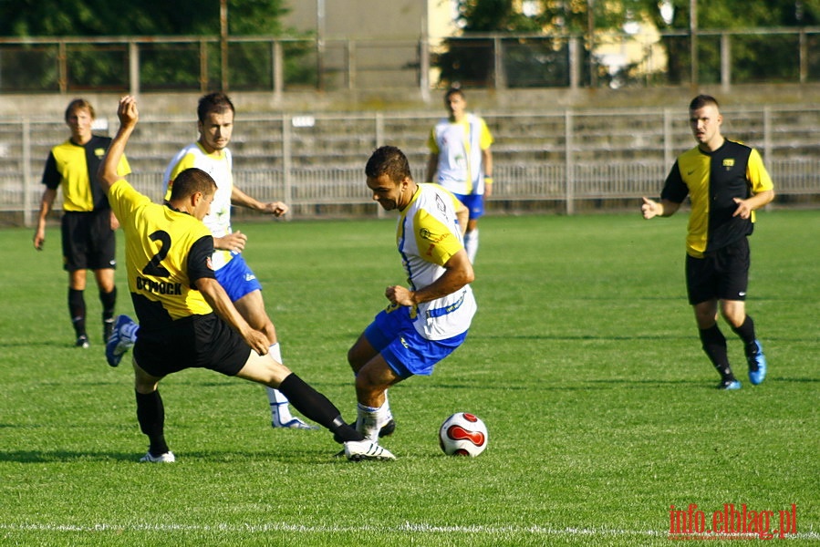 Mecz 2 kolejki II ligi: Olimpia Elblg - Start Otwock 1:1, fot. 6