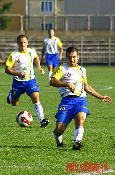 Mecz 2 kolejki II ligi: Olimpia Elblg - Start Otwock 1:1, fot. 7