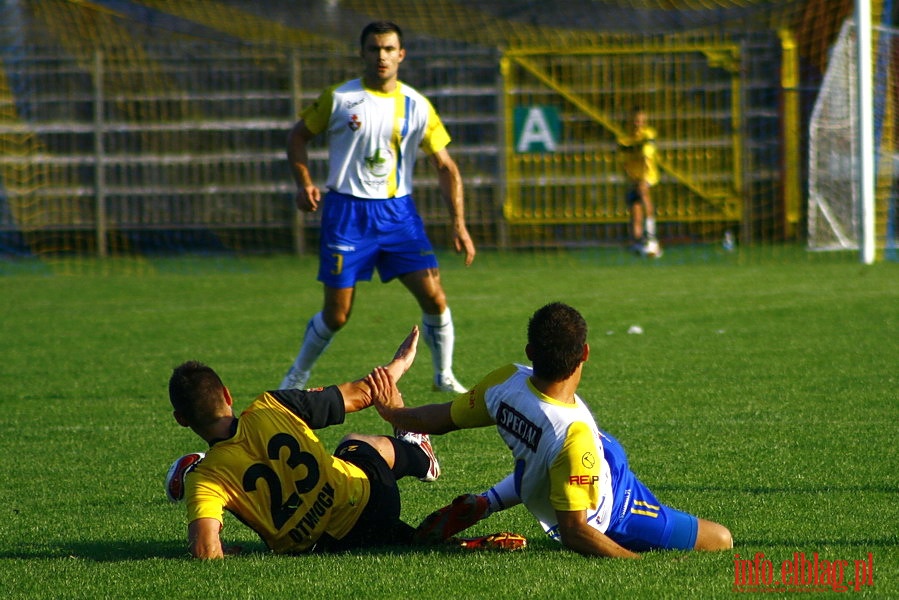 Mecz 2 kolejki II ligi: Olimpia Elblg - Start Otwock 1:1, fot. 11