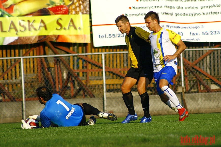 Mecz 2 kolejki II ligi: Olimpia Elblg - Start Otwock 1:1, fot. 21