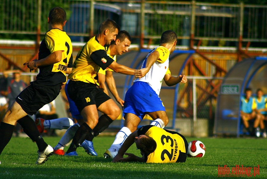 Mecz 2 kolejki II ligi: Olimpia Elblg - Start Otwock 1:1, fot. 24