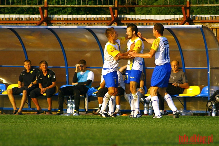 Mecz 2 kolejki II ligi: Olimpia Elblg - Start Otwock 1:1, fot. 35